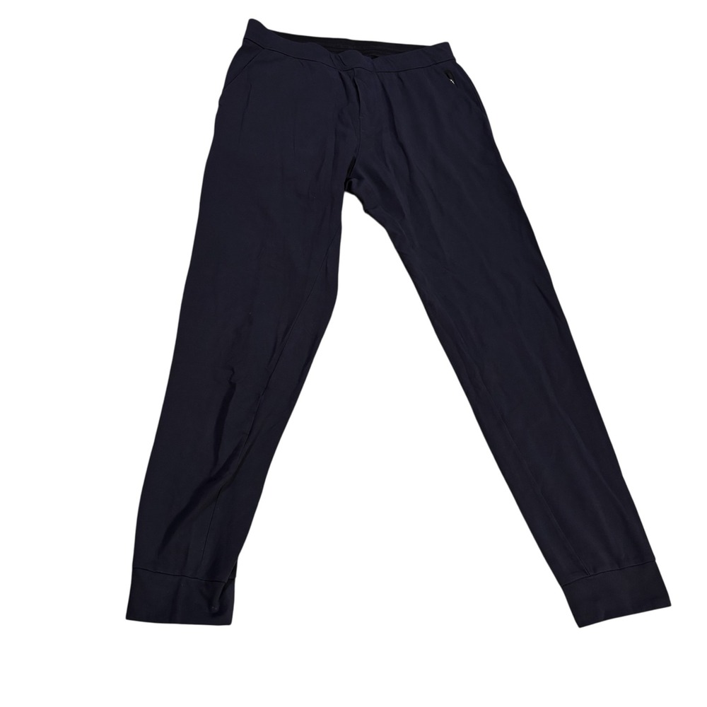 Public Rec Mens Navy Blue Nylon Spandex Jogger Lounge Pants Size 34‎